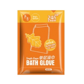 LaoTang Peeling-Badetuch Fein Orange